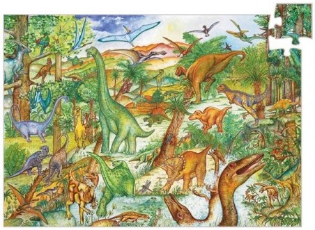 Puzzle d'observation Dinosaures Djeco